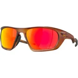 Oakley Sonnenbrille Lateralis Matte Dark Amber/Prizm Ruby für Herren Rot