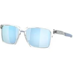 Oakley Polarisierte Sonnenbrille Exchange Sun Polished Clear  Weiß