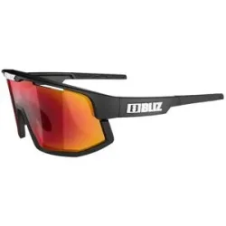 Bliz Vielseitige Sonnenbrille Vision Matt Black Brown W Red Multi  schwarz