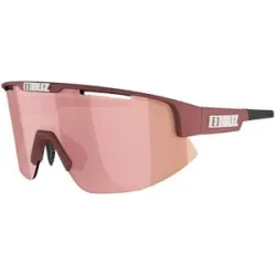 Bliz Vielseitige Sonnenbrille Matrix Small Matt Burgundy Brown W Rose Multi  Bordeaux