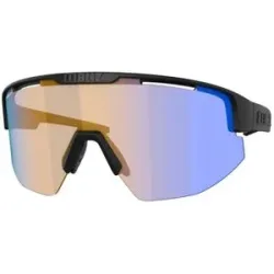 Bliz Vielseitige Sonnenbrille Matrix Small Matt Black Nano Optics Nordic Light Coral Orange W Blue Multi  aus Wolle schwarz