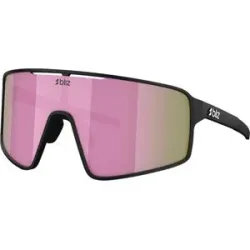 Bliz Robuste und leichte Sonnenbrille P001S Matt Black Brown w Pink Mirror  schwarz