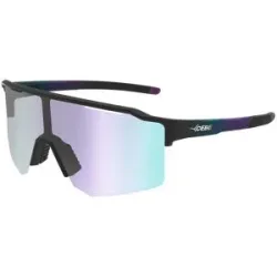 Cébé Photochromatische / Selbsttönende Sonnenbrille  Outflow 2 Lite Matt Black Cameleon Vario  Rot