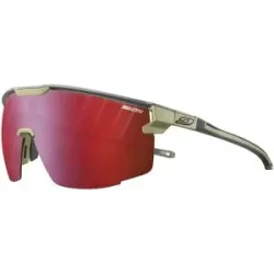 Julbo Sonnenbrille Ultimate Gris Foncé/Vert Army Reactiv 0-3 High Contrast  Khaki