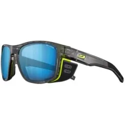 Julbo Sonnenbrille Shield M Gris Brill/Jaune SP 4  Grau