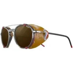 Julbo Sonnenbrille Legacy Noir/Rouge/Marron Reactiv 2-4 Polarized  aus Leder schwarz