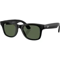 Rayban Vernetzte Sonnenbrille &ndash; Ray-Ban META Wayfarer Gen 2 Ray-Ban META Wayfarer Gen 2 Shiny Black/G15 Green  schwarz