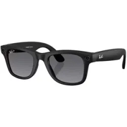 Rayban Vernetzte polarisierte Sonnenbrille &ndash; Ray-Ban META Wayfarer Gen 2 Ray-Ban META Wayfarer Gen 2 Matte Black/Polar Gradient Graphite