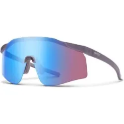 Smith Sonnenbrille Defy Matte Meteorite Crystal ChromaPop Low Light Rose Blue Mirror  Violett