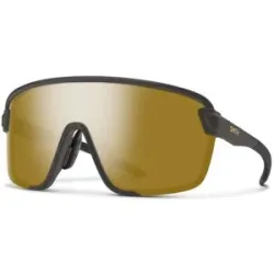 Smith Polarisierte Sonnenbrille Bobcat Matte Gravy ChromaPop Polarized Bronze Mirror  schwarz