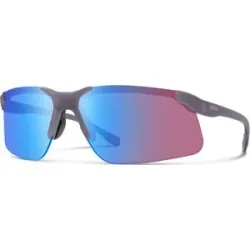 Smith Sonnenbrille Cipher Matte Meteorite Crystal ChromaPop Low Light Rose Blue Mirror  Bordeaux