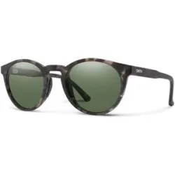 Smith Polarisierte Sonnenbrille Westward Matte Gray Tortoise ChromaPop Polarized Gray Green  Grau