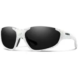 Smith Sonnenbrille Sliders Snow White ChromaPop Black  Weiß