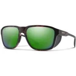 Smith Sonnenbrille Embark Matte Tortoise Chromapop Polarized Green Mirror  schwarz