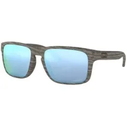 Oakley Polarisierte Sonnenbrillen Holbrook Woodgrain Prizm Deep Water Polar  Braun
