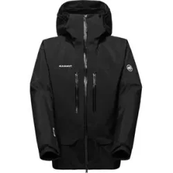 Mammut Robuste und wasserdichte Jacke aus GORE-TEX PRO ePE ? Herren ? Crater Pro HS Hooded Jacket Crater Pro HS Hooded Jacket Men Black für Herren