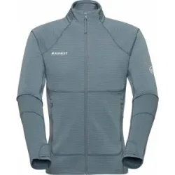 Mammut Atmungsaktives Stretch-Fleece Polartec® Taiss ML Jacket Men Strata für Herren Größe S Grau