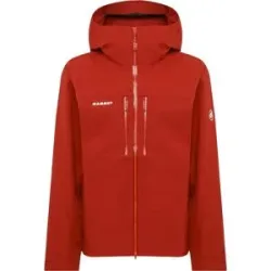 Mammut Veste polyvalente imperméable Stoney HS Hooded Jacket Men Dark  Red für Herren Größe L Rot