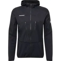 Mammut Polaire en Polartec® Alpha® Aenergy ML Hybrid Hooded Jacket Men Black für Herren aus Nylon Größe L schwarz