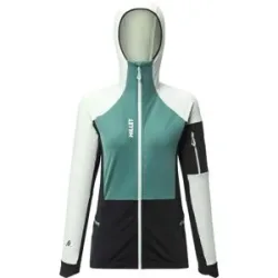 Millet Skitourenjacke Pierra Ment Hoodie W Bottle Seaweed für Damen Größe XS Grün