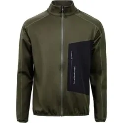 Studio Technisches Fleece &ndash; Herren &ndash; Tecno Grid Fleece T-Neck Tecno Grid Fleece T-Neck Forest Green für Herren Größe S
