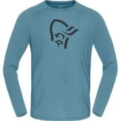 Norrona Oberteil aus Merinowolle &ndash; Herren &ndash; Femund PureUll Long Sleeve Femund PureUll Long Sleeve M Trooper für Herren aus Wolle -