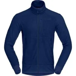 Norrona Leichter, atmungsaktiver Fleece mit Reißverschluss &ndash; Herren &ndash; Falketind Warm1 Active Jacket M Indigo Night Falketind Warm1