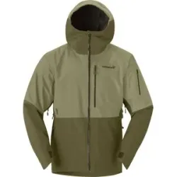 Norrona Wetterschutzjacke aus GORE-TEX® Lofoten Gore-Tex Jacket M Olive Night Deep Lichen Green für Herren Größe L Khaki