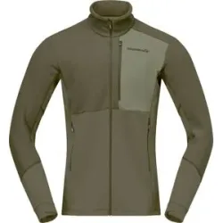 Norrona Technisches Fleece &ndash; Herren &ndash; Lofoten Warm2 Jacket Lofoten Warm2 Jacket M Olive Night Deep Lichen Green für Herren Größe L -
