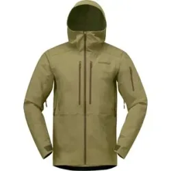 Norrona Skijacke &ndash; Herren &ndash; Lofoten Flex1 Jacket Lofoten Flex1 Jacket M Deep Lichen Green für Herren aus Softshell Größe S Khaki