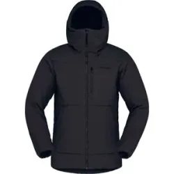 Norrona Veste de ski/snowboard en PrimaLoft® Tamok Thermo80 Zip Hood M Caviar Black für Herren aus Nylon Größe L schwarz