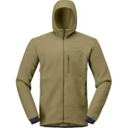 Norrona Warme Fleece-Jacke für das Bergsteigen &ndash; Herren &ndash; Trollveggen Warm3 Zip Hood M Trollveggen Warm3 Zip Hood M Deep Lichen Green