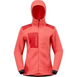 Norrona Warme Fleece-Jacke für das Bergsteigen &ndash; Damen / Frau &ndash; Trollveggen Warm3 Zip Hood W Trollveggen Warm3 Zip Hood W Deep Sea