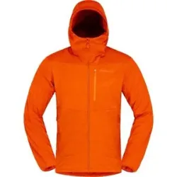 Norrona Doudoune légère, isolante et respirante Lyngen Thermo100 Active Zip Hood M Gold Flame für Herren aus Nylon Größe L Orange