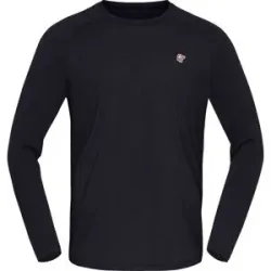 Norrona Thermounterhemd aus Merinowolle ? Herren ? Femund Pureull Long Sleeve Femund PureUll Long Sleeve M Caviar Black für Herren aus Wolle -