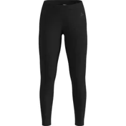 Odlo Funktions-Tights aus Merinowolle BL Bottom Long Merino 200 W Black für Damen aus Wolle Größe L schwarz