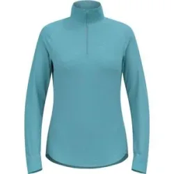 Odlo Stretch-Fleece Mid Layer 1/2 Zip Berra W Provincial Blue für Damen Größe S Blau