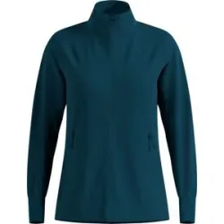 Odlo Leichte Langlaufjacke Essential Warm Jacket W Reflecting Pond für Damen aus Softshell Größe M Blau