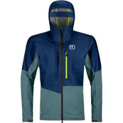 Ortovox Freeride Jacke Mesola Jacket M Deep Ocean für Herren aus Softshell Größe L Blau