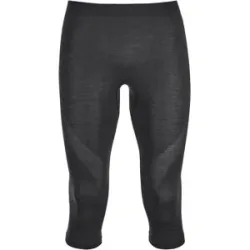 Ortovox Funktionsunterhose aus Merinowolle 120 Comp Light Short Pants M Black Raven für Herren aus Wolle Größe XL schwarz