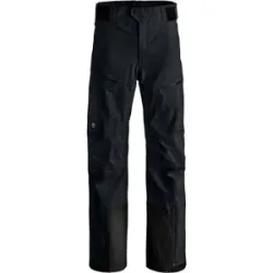 Ortovox Wind- und wasserfeste Skihose Ravine Free 3L Pants M Black Raven für Herren aus Wolle Größe L schwarz