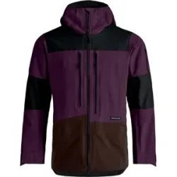Ortovox Veste de ski imperméable et coupe-vent Ravine Free 3L Jacket M Dark Wild Berry für Herren aus Wolle Größe L Bordeaux