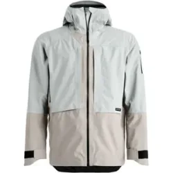 Ortovox Veste de ski imperméable et coupe-vent Ravine Plus 3L Jacket M Grey Ice für Herren aus Wolle Größe M Grau