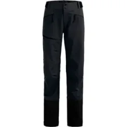 Ortovox Pantalon déperlant et respirant avec empiècements GORE-TEX&reg; Ortler Softshell Plus Pants W Black Raven für Damen aus Wolle Größe S -