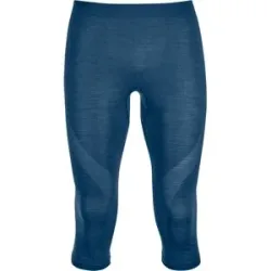 Ortovox Collant en laine de mérinos 120 Comp Light Short Pants M Blue Nunatak für Herren aus Wolle Größe M Navy blau