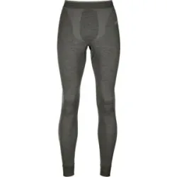Ortovox Collant en laine de mérinos 230 Competition Long Pants M Dark Sage für Herren aus Wolle Größe S Braun