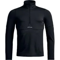 Ortovox Polaire demi-zippée respirante Fleece Light Zip Neck M Black Raven für Herren aus Wolle Größe L schwarz