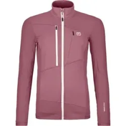 Ortovox Isolierende und atmungsaktive Fleecejacke ? Damen ? Fleece Grid Jacket Fleece Grid Jacket W Dusk Rose für Damen aus Wolle Größe M -