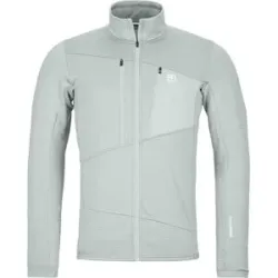Ortovox Polaire isolante et respirante Fleece Grid Jacket M Grey Ice für Herren aus Wolle Größe M Grau