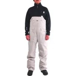 Oxbow Salopette de ski imperméable et respirante Luis Pant Ivory für Herren Größe M Beige
